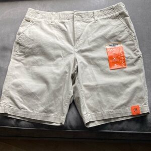 Urban Pipeline Tan Flat Front Summer Shorts